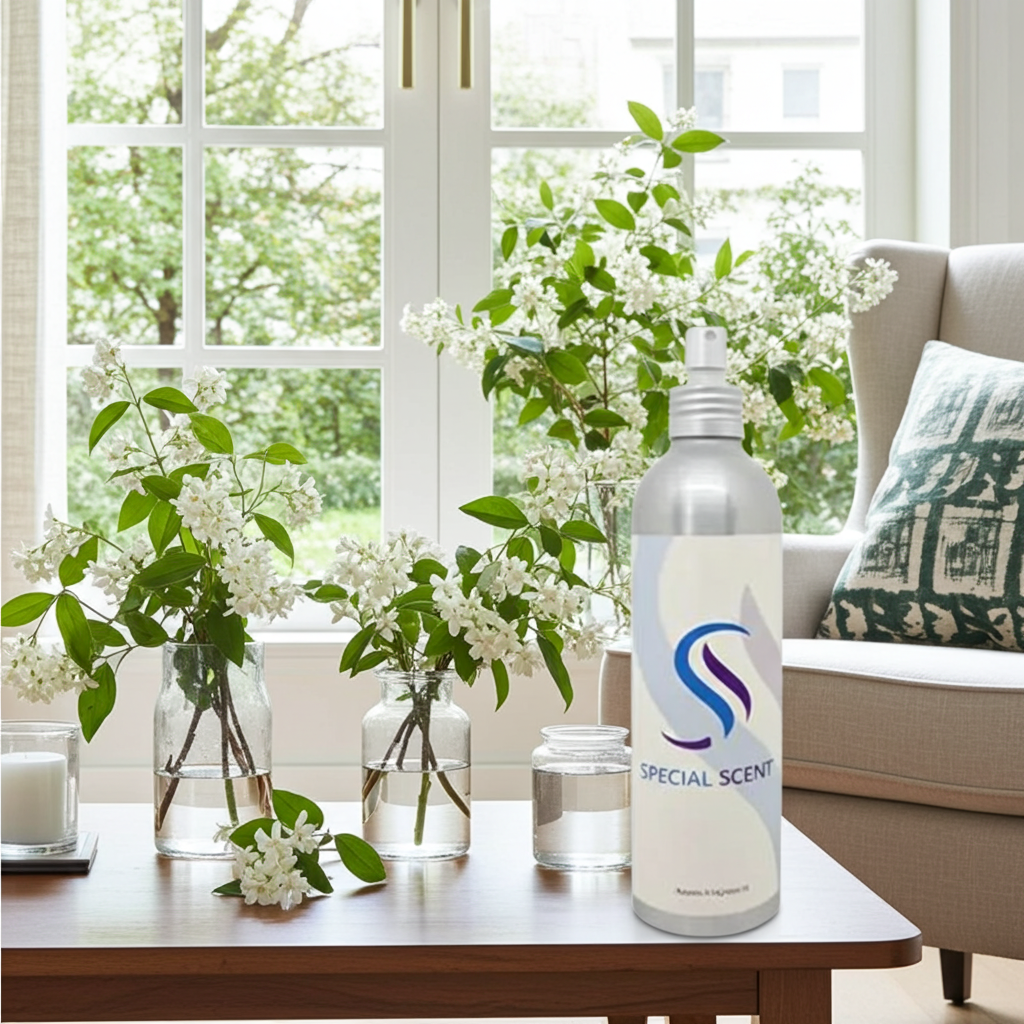 Note olfattive: note di cuore
Profumo Ambiente Gelsomino è un'essenza dalle note floreali ricche e delicate. Le sue note di cuore sono quasi simili a quelle del miele ma meno dolci.

Si tratta di una pianta molto antica, che arriva dall’Oriente e oggi è coltivata anche in Italia trovando largo utilizzo in campo cosmetico ed erboristico.
Oggi il gelsomino è molto coltivato per via dei suoi fiori, che emanano un profumo davvero intenso e perfetto per la preparazione di profumi ed essenze.
L'essenza di Gelsomino viene proposta sia in SOLUZIONE OLEOSA che in SOLUZIONE GEL