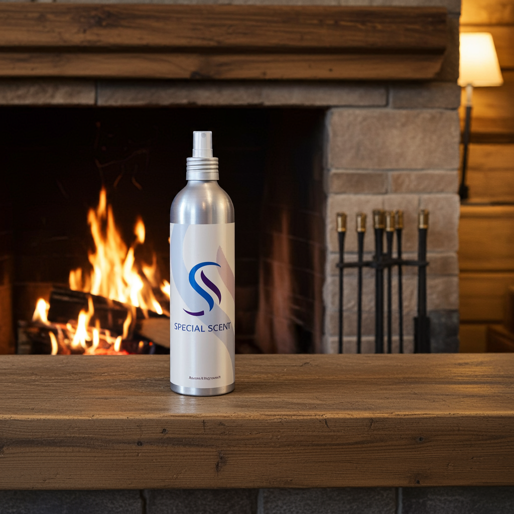 Note olfattive del Profumo ambiente Natale in Baita: note di fondo
La profumazione ambiente Baita, ci trasporta nella maga del Natale, ma anche nelle fresche serate primaverili, dove il profumo del legno di abete si amalgama alla perfezione con quello degli aghi di pino, della Canfora e Timo. Un mix avvolgente, accogliente e soprattutto rilassante come lo è una Baita in montagna.

Perfetto per il Marketing olfattivo